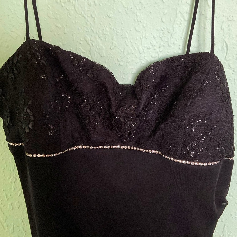 🖤Elegant Evening Dress w/Lace Bodice🌚